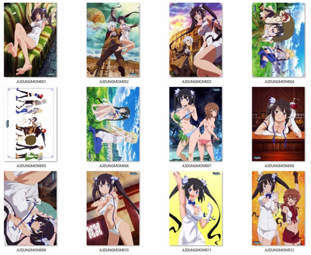 Pocztówka Dungeon ni Deai wo Motomeru no wa Machigatteiru Darou ka DO WYBORU