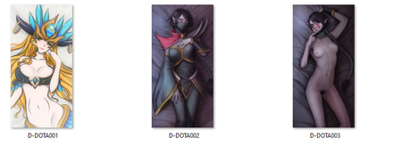 Dakimakura Dota DO WYBORU Duża