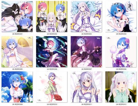 Poduszka kwadratowa Re:Zero kara Hajimeru Isekai Seikatsu DO WYBORU