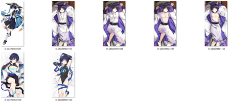 Dakimakura Genshin Impact - Scaramouche Wanderer DO WYBORU Duża