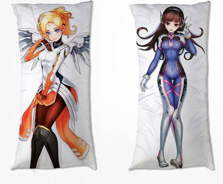 Dakimakura Overwatch Tracer D. Va Mercy DO WYBORU