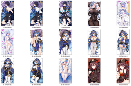 Dakimakura Genshin Impact DO WYBORU